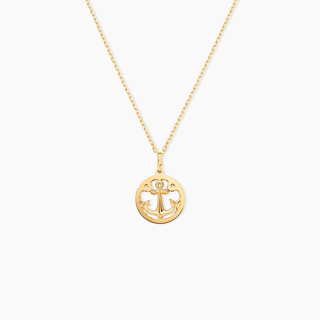 Pendentif Eneas Or Jaune - Pendentifs Homme | Histoire d’Or