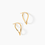 Cr&eacute;oles Hellen Or Jaune - Boucles d'oreilles cr&eacute;oles Femme | Histoire d&rsquo;Or