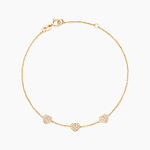 Bracelet Bomb Lover Or Jaune Oxyde De Zirconium - Bracelets Femme | Histoire d&rsquo;Or