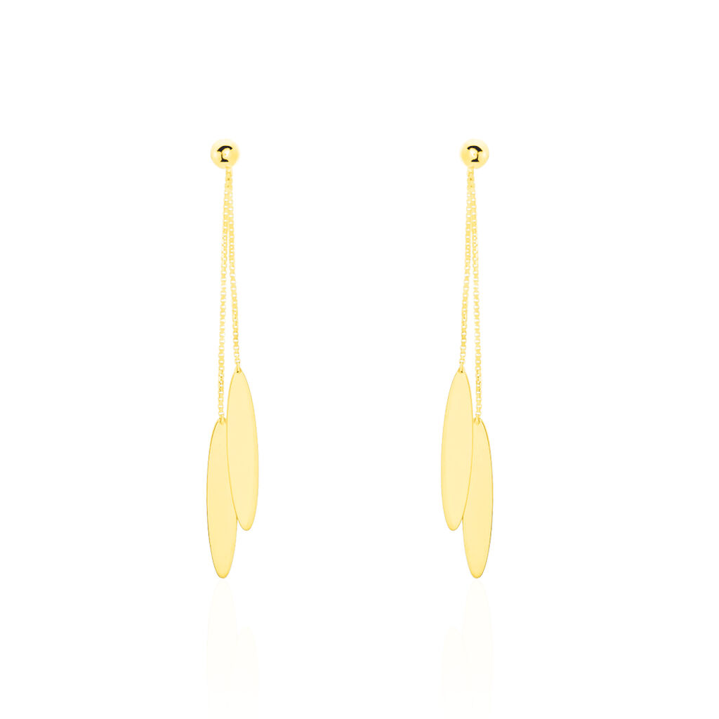 Boucles D'oreilles Pendantes Leeann Or Jaune - Boucles d'oreilles pendantes Femme | Histoire d’Or