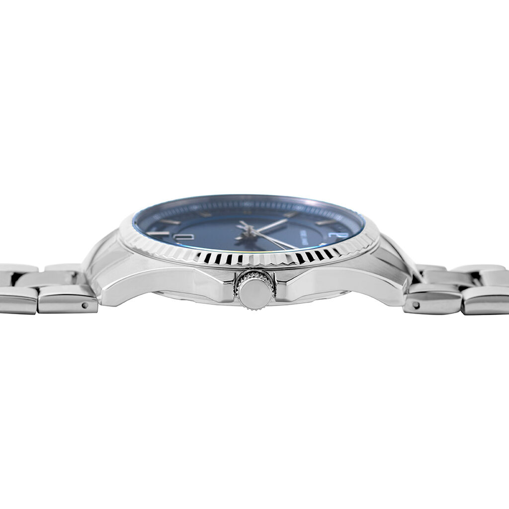 Montre Pierre Lannier Lannier Metropolitain 40 Bleu - Montres &eacute;tanches Homme | Histoire d&rsquo;Or