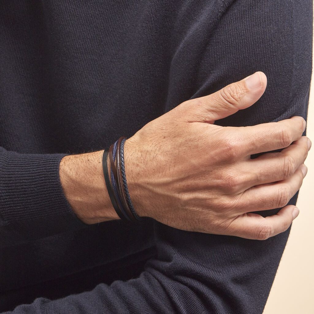 Bracelet Acier Blanc Romain - Bracelets Homme | Histoire d’Or