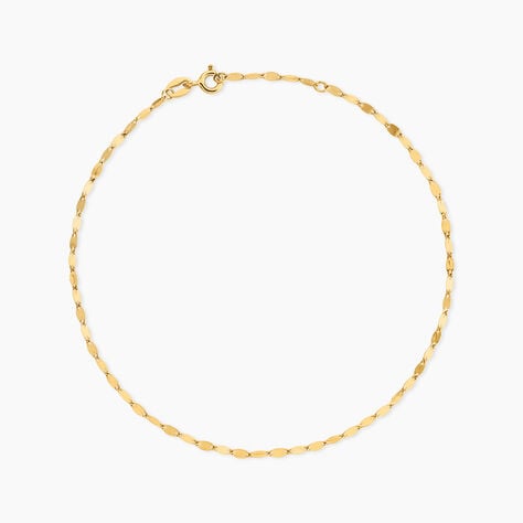 Cha&icirc;ne De Cheville Lyudmila Argent Dor&eacute; A L'Or 750/1000 - Cha&icirc;nes de cheville Femme | Histoire d&rsquo;Or