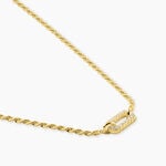 Collier Lucienne Argent Jaune Oxyde De Zirconium - Colliers Femme | Histoire d&rsquo;Or