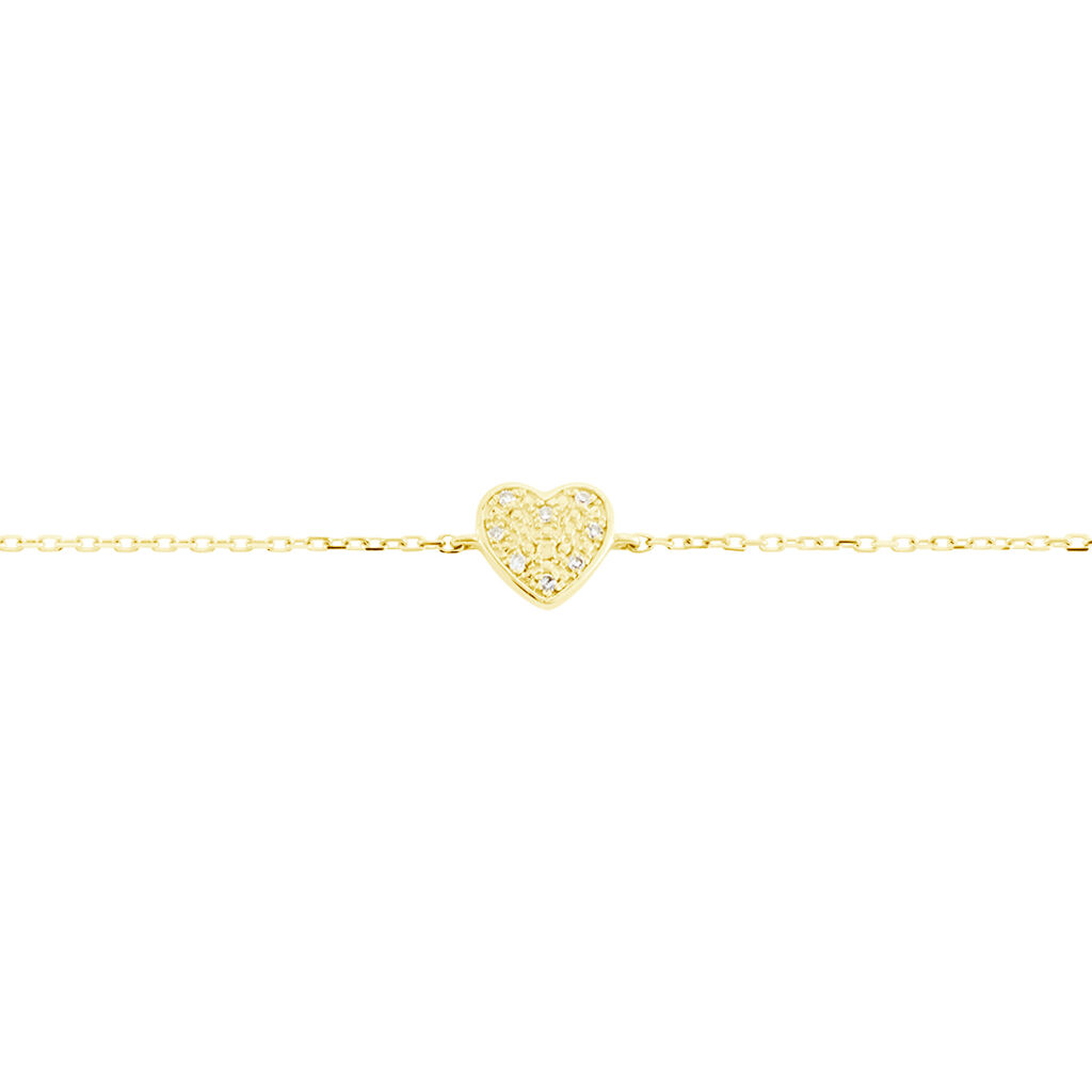 Bracelet Or Jaune Adorjan Diamants - Bracelets Femme | Histoire d’Or