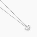 Collier Yvannah Argent Blanc Oxyde De Zirconium - Colliers fantaisie Femme | Histoire d&rsquo;Or