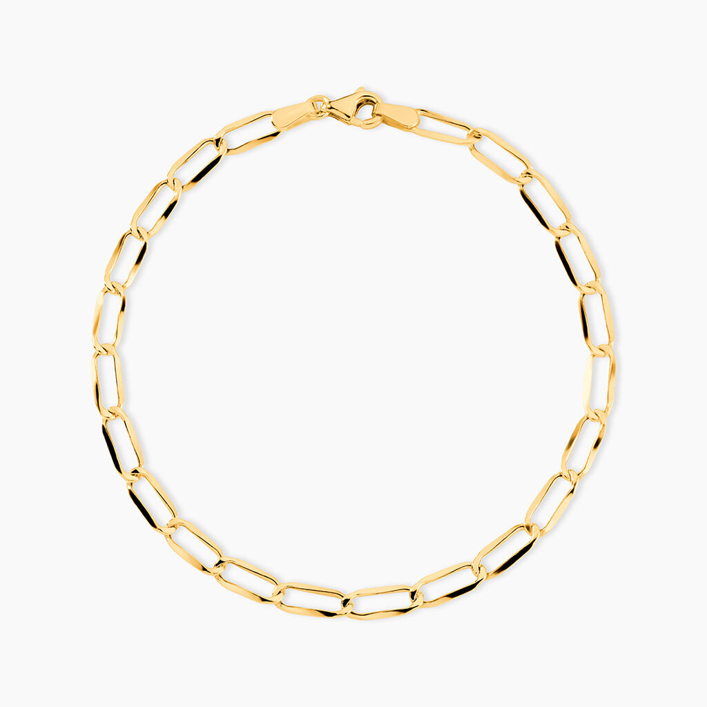 Bracelet Mayson Or Jaune Maille Cheval - Bracelets cha&icirc;ne Femme | Histoire d&rsquo;Or