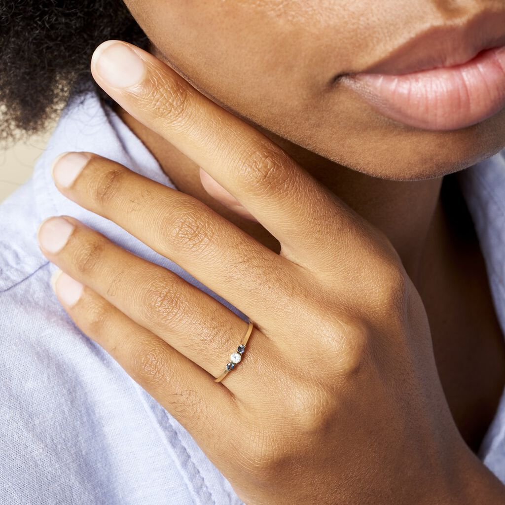 Bague Mediha Or Jaune Topaze - Bagues avec pierre Femme | Histoire d’Or