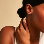 Boucles D'Oreilles Puces Myrrhe Plaqu&eacute; Or Jaune Oxyde De Zirconium - Boucles d'oreilles fantaisie Femme | Histoire d&rsquo;Or