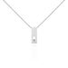 Collier Zeto Acier Blanc Strass - Colliers fantaisie Homme | Histoire d’Or