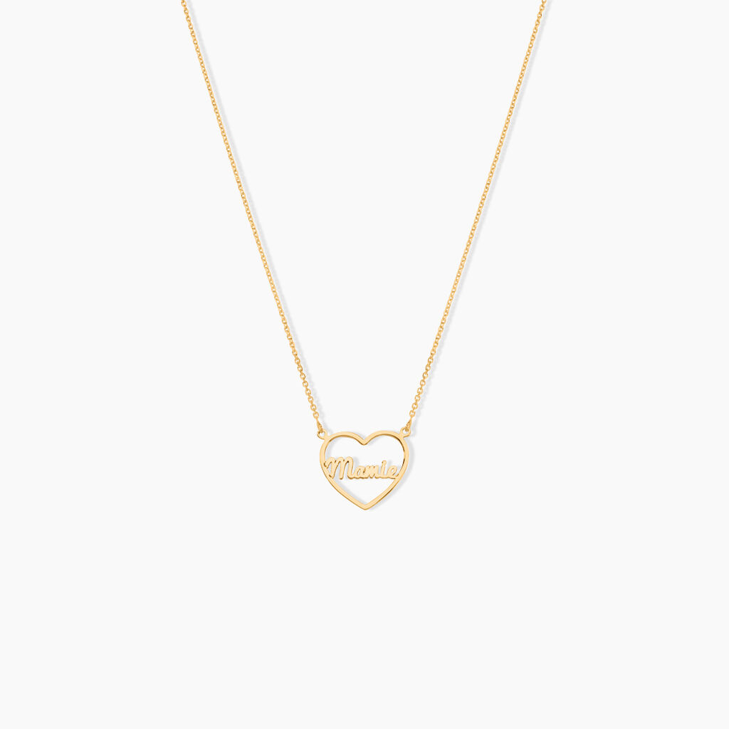 Collier Nannie Or Jaune - F&ecirc;te des m&egrave;res Femme | Histoire d&rsquo;Or
