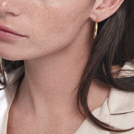 Créoles Ajania Or Jaune - Boucles d'oreilles créoles Femme | Histoire d’Or