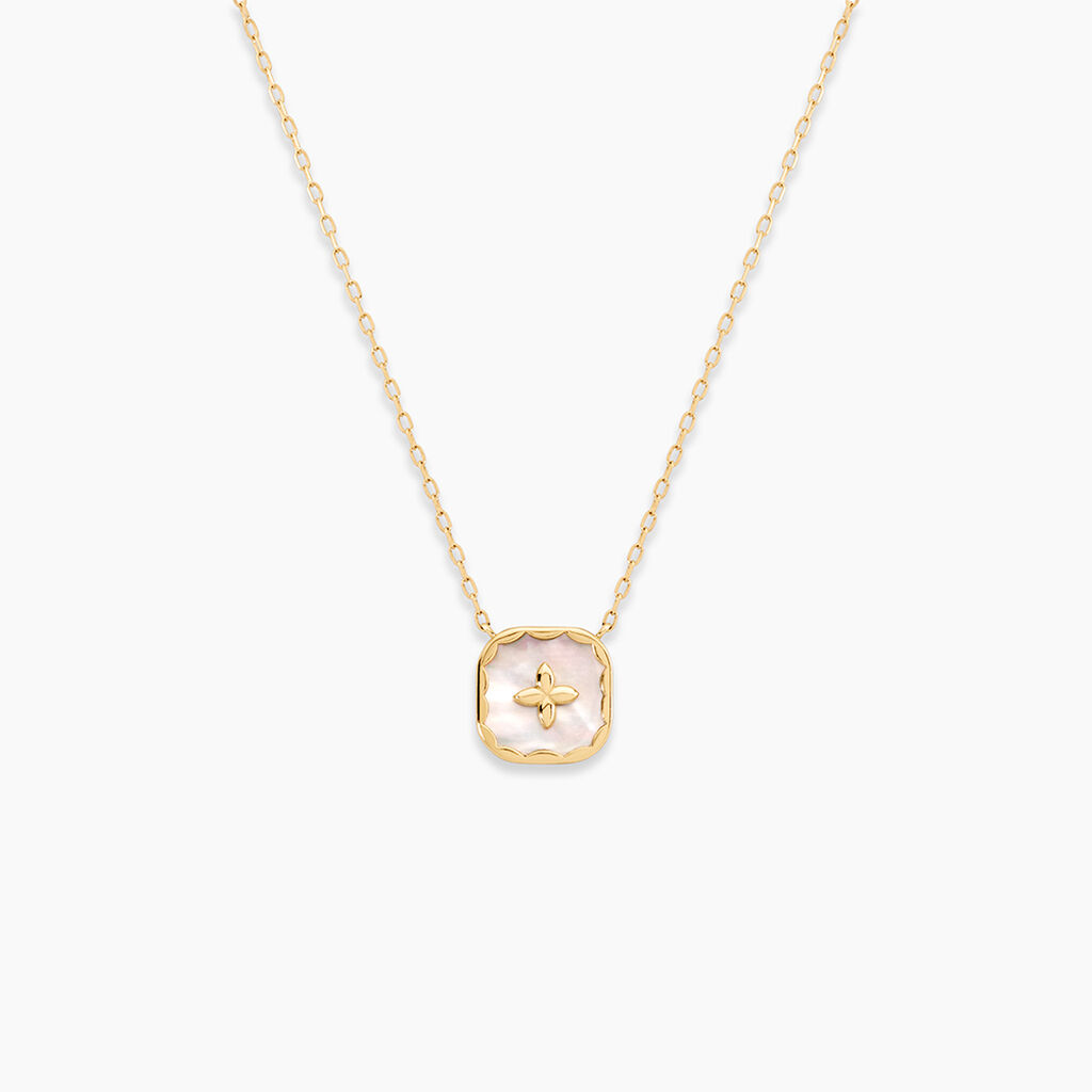 Collier Lucky Gems Or Jaune Nacre Oxyde De Zirconium - Colliers Femme | Histoire d&rsquo;Or