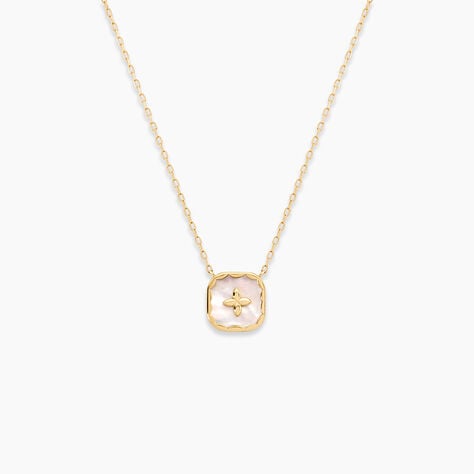 Collier Lucky Gems Or Jaune Nacre Oxyde De Zirconium - Colliers Femme | Histoire d&rsquo;Or