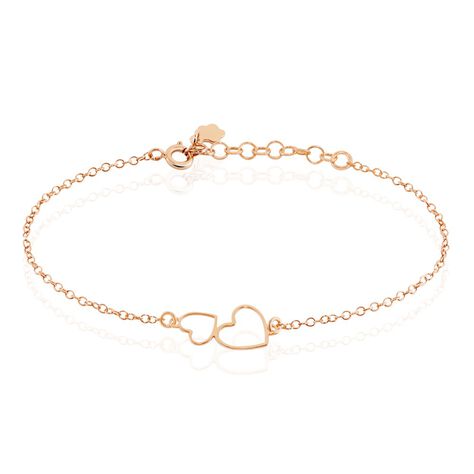 Bracelet Argent Rose Estina - Bracelets Coeur Femme | Histoire d’Or