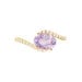 Bague Loriane Or Jaune Amethyste Et Oxyde De Zirconium - Bagues solitaires Femme | Histoire d’Or