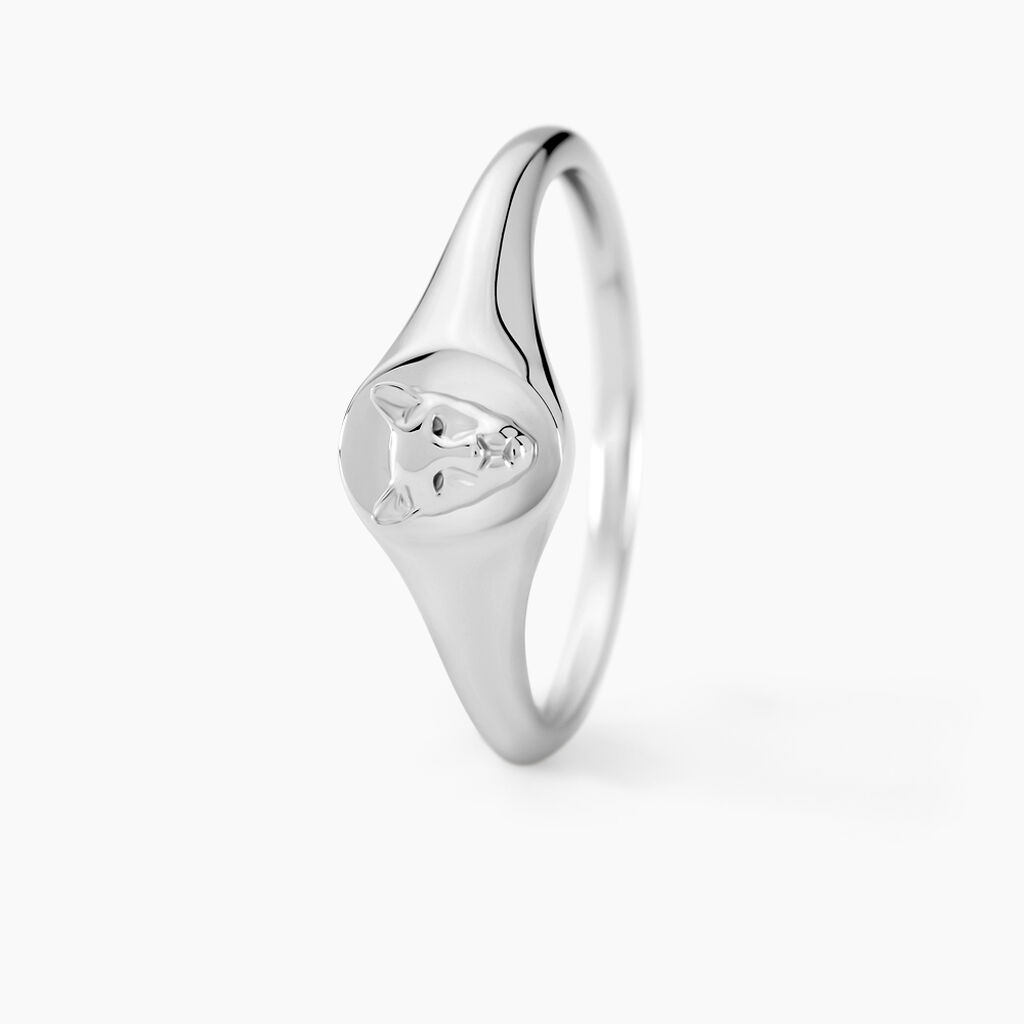 Bague Inola Argent Blanc - Bagues fantaisie Femme | Histoire d’Or