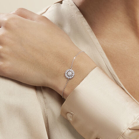 Bracelet Hyelana Argent Blanc Oxyde De Zirconium - Bracelets fantaisie Femme | Histoire d’Or