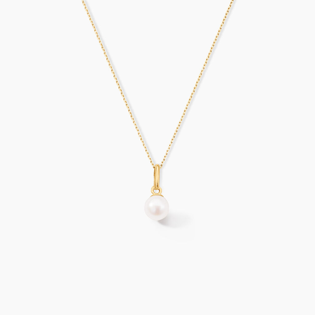 Pendentif Lenonie Or Jaune Perle De Culture - Pendentifs Femme | Histoire d’Or