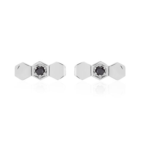 Boucles D'oreilles Pendantes Ondina Argent Blanc Oxyde De Zirconium - Boucles d'oreilles fantaisie Femme | Histoire d&rsquo;Or
