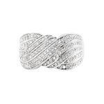 Bague Elfidia Or Blanc Diamant - Bagues avec pierre Femme | Histoire d&rsquo;Or