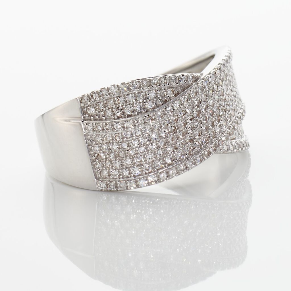 Bague Elyne Or Blanc Diamant - Soldes Femme | Histoire d’Or