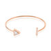 Bracelet Jonc Smita Argent Rose Oxyde De Zirconium - Bracelets fantaisie Femme | Histoire d’Or