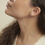 Cr&eacute;ole Unitaire Argent Blanc Samba - Boucles d'oreilles cr&eacute;oles Femme | Histoire d&rsquo;Or