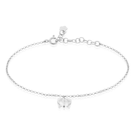 Bracelet Argent Blanc Patriki Cristal De Swarovski - Bracelets Femme | Histoire d’Or