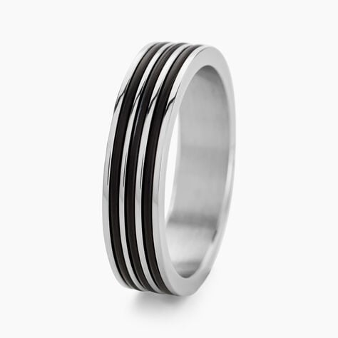 Bague Wallace Acier Blanc - Bagues fantaisie Homme | Histoire d’Or