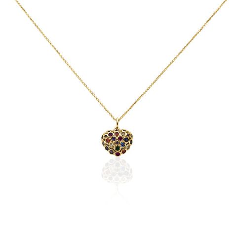 Collier Ikaia Plaqué Or Jaune Spinelle Oxyde De Zirconium - Colliers Femme | Histoire d’Or