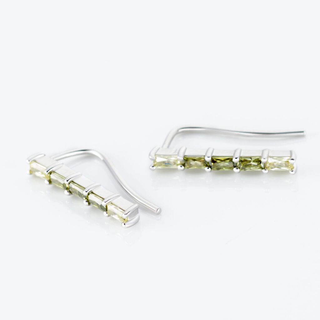 Bijoux D'oreilles Alexander Argent Blanc Oxyde De Zirconium - Boucles d'oreilles fantaisie Femme | Histoire d’Or