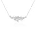 Collier Midnight Flower Argent Blanc Oxyde De Zirconium - Colliers Femme | Histoire d’Or