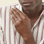 Alliance Juni Or Blanc Diamant - Alliances Unisex | Histoire d&rsquo;Or