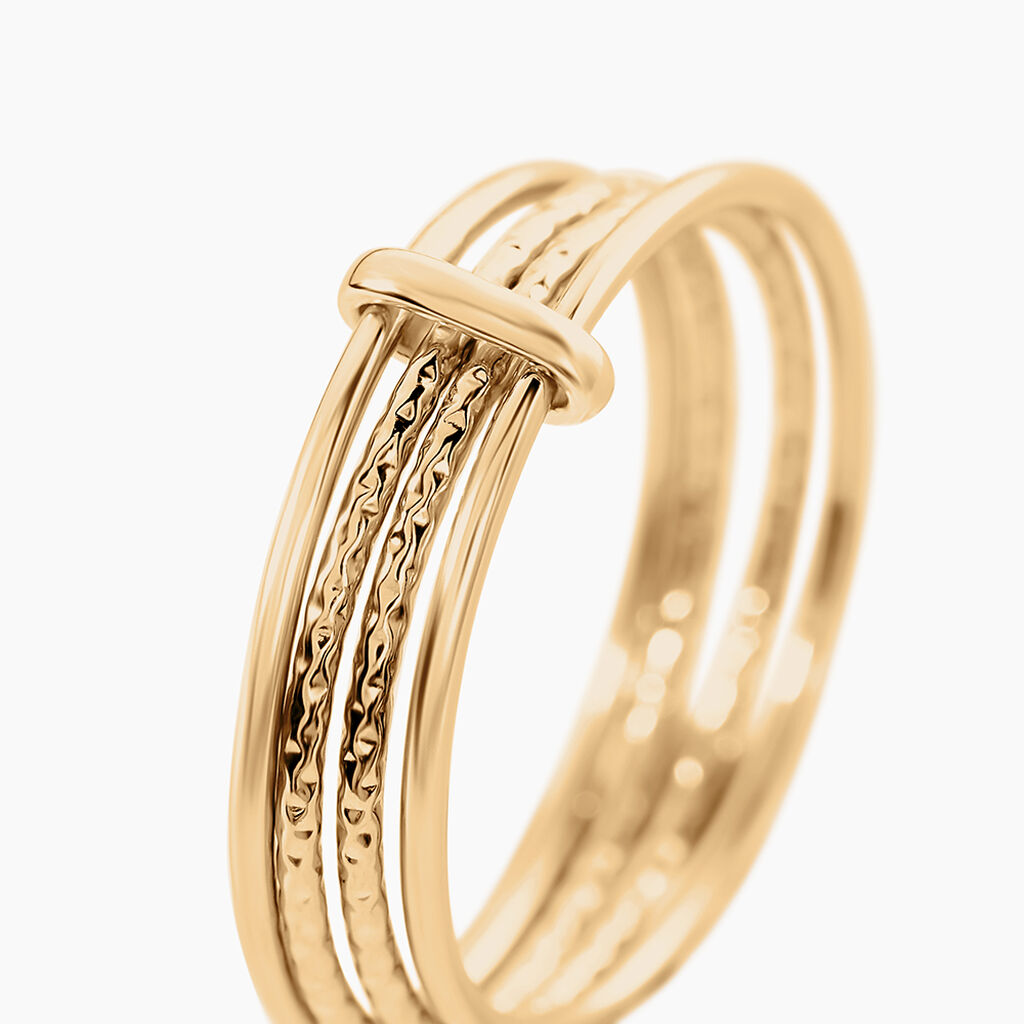 Bague Bohemian Plaqu&eacute; Or Jaune - Bagues fantaisie Femme | Histoire d&rsquo;Or