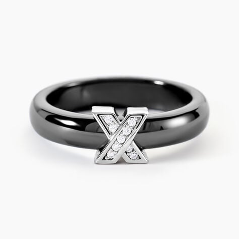 Bague Edwin Argent Blanc Oxyde De Zirconium - Bagues avec pierre Femme | Histoire d&rsquo;Or