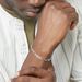 Bracelet Vivian Argent Blanc - Bracelets chaîne Homme | Histoire d’Or