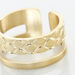 Bague Ajustable Abram Acier Doré - Bagues fantaisie Femme | Histoire d’Or