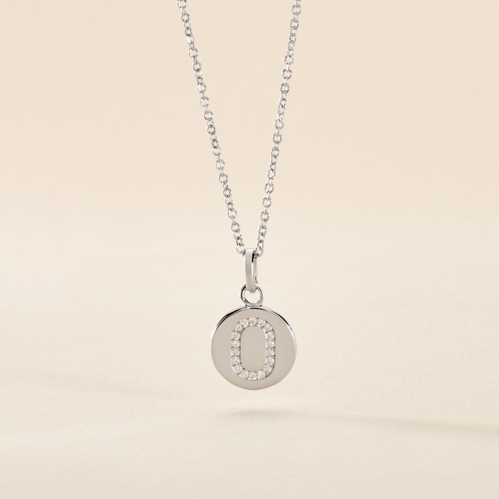 Collier Argent Eugenien Oxydes De Zirconium - Colliers fantaisie Femme | Histoire d&rsquo;Or