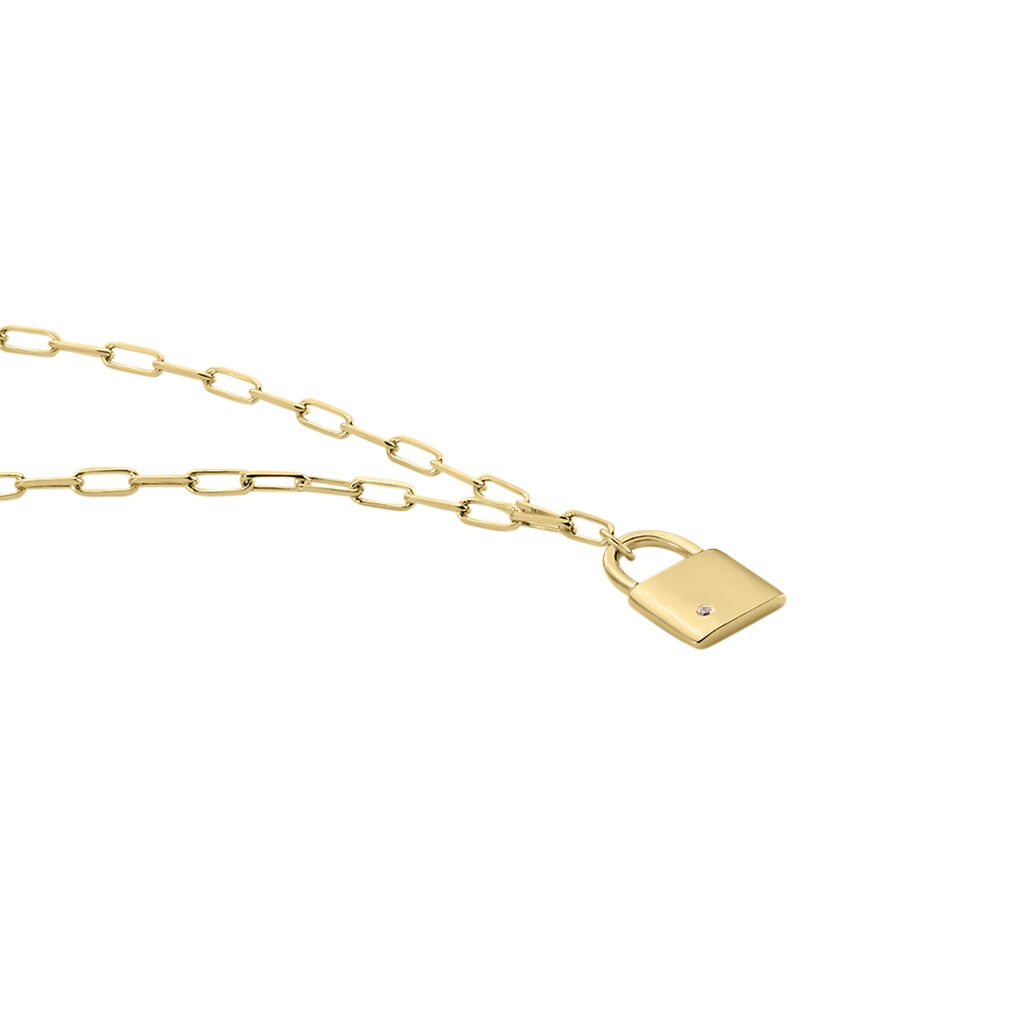 Collier Plaqué Or Guirec Oxyde De Zirconium - Colliers Femme | Histoire d’Or