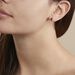 Boucles D'oreilles Puces Argent Blanc Junie Ambre - Boucles d'oreilles fantaisie Femme | Histoire d’Or