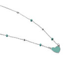 Collier Argent Blanc Augustine - Colliers fantaisie Femme | Histoire d&rsquo;Or
