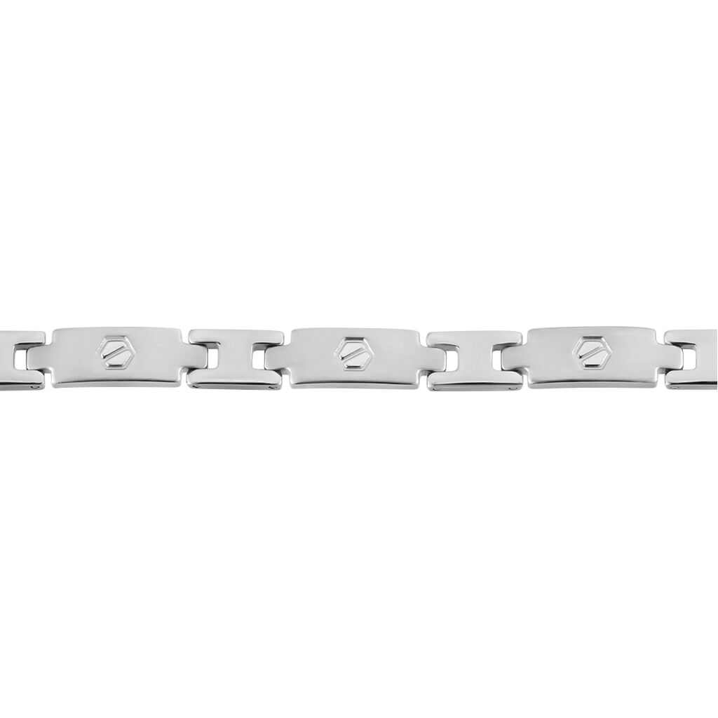 Bracelet Joe Acier Blanc - Bracelets Homme | Histoire d’Or