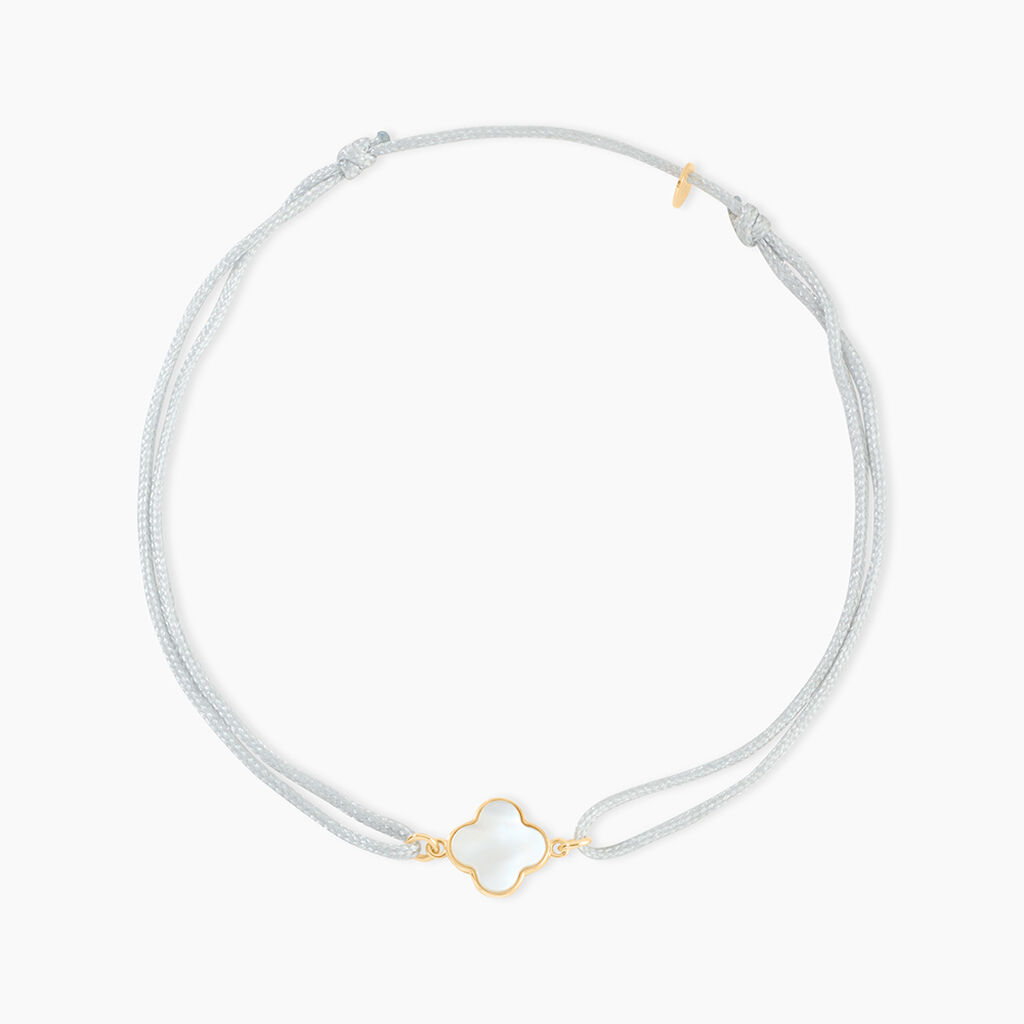 Bracelet Lucky Gems Or Jaune Nacre - Bracelets cordon Femme | Histoire d&rsquo;Or