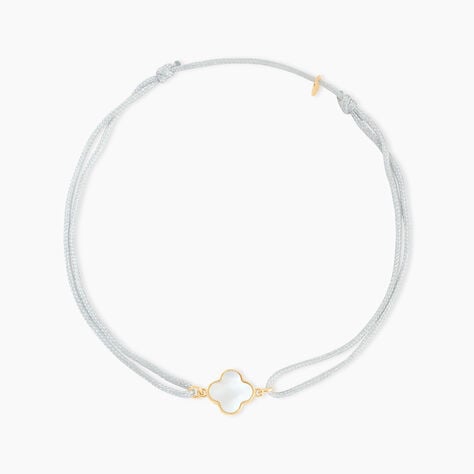 Bracelet Lucky Gems Or Jaune Nacre - Bracelets cordon Femme | Histoire d&rsquo;Or