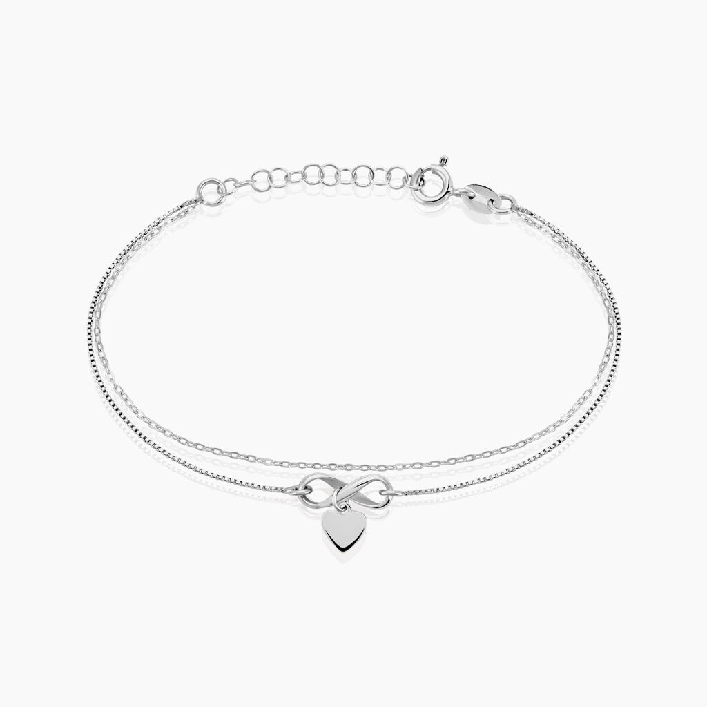 Bracelet Ivylou Argent Blanc - Bracelets Femme | Histoire d&rsquo;Or