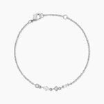 Bracelet Epsilon Argent Blanc Oxyde De Zirconium - Bracelets Femme | Histoire d&rsquo;Or