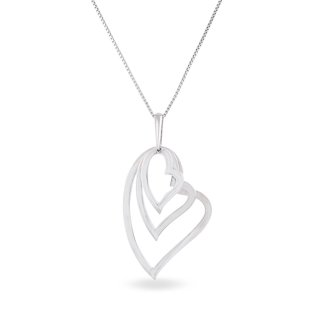 Collier Sinnila Argent Blanc - Colliers fantaisie Femme | Histoire d’Or