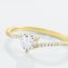 Bague Solitaire Or Jaune Sabeen Oxyde De Zirconium