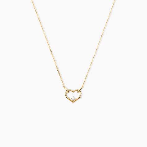 Collier Audney Or Jaune Diamant - F&ecirc;te des m&egrave;res Femme | Histoire d&rsquo;Or